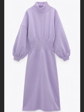 Plush midi dress